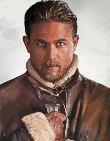 Charlie Hunnam Movie Star Paint By Numbers