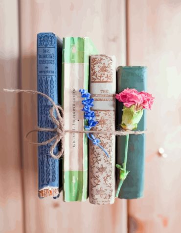 Aesthetic Vintage Books Paint By Numbers