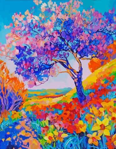 Aesthetic Colorful Landscapes Paint By Numbers
