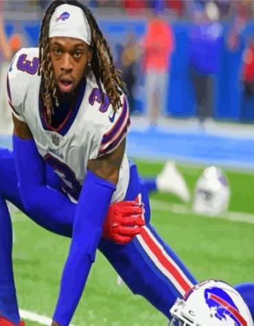 Aesthetic Damar Hamlin Sports Paint By Numbers