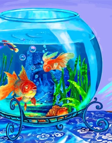 Aesthetic Fish Tank Paint By Numbers