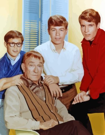 Aesthetic My Three Sons Sitcom Paint By Numbers