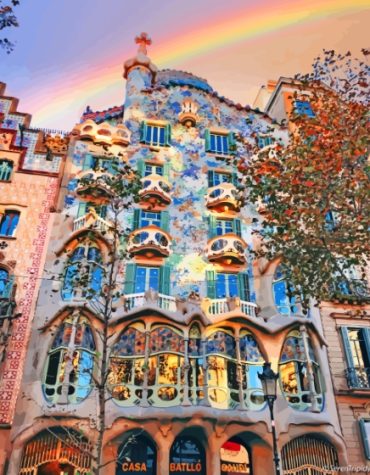 Casa Batllo Barcelona Paint By Numbers