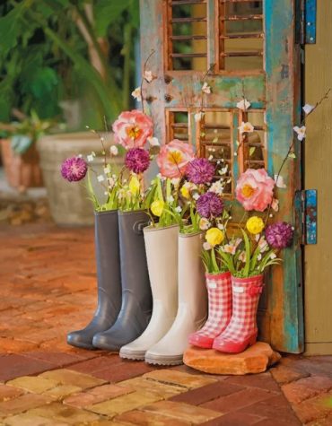 Colorful Flowers Arrangement Paint By Numbers