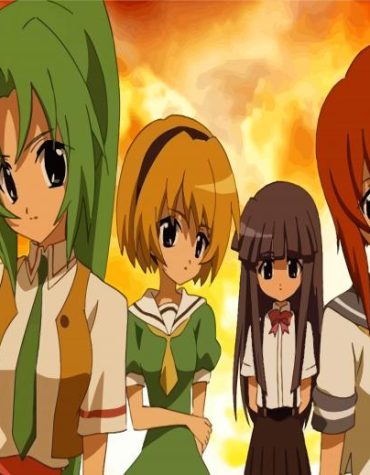 Aesthetic Higurashi Scene Paint By Numbers