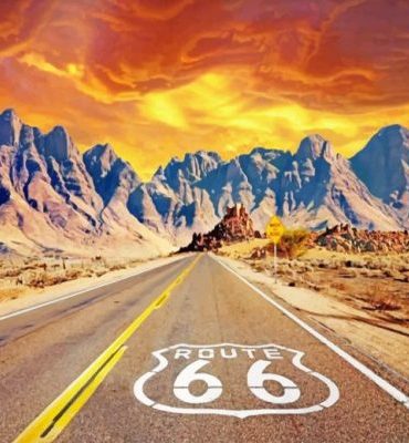 Aesthetic Route 66 Sunset Paint By Numbers