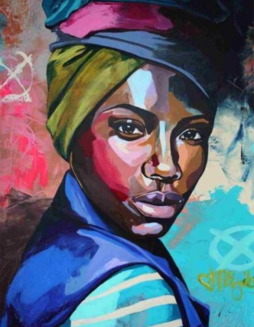 African Girl Paint By Numbers