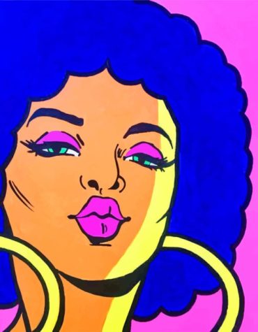 African Girl Pop Art Paint By Numbers