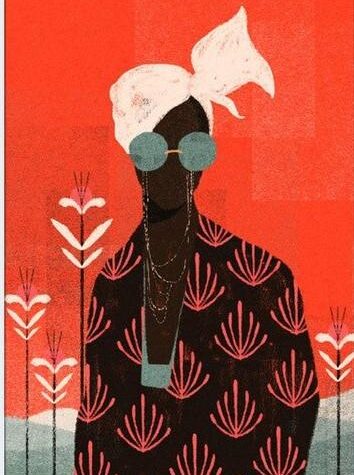 African Woman Illustration Paint By Numbers