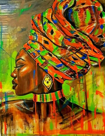 African Woman Portrait Paint By Numbers