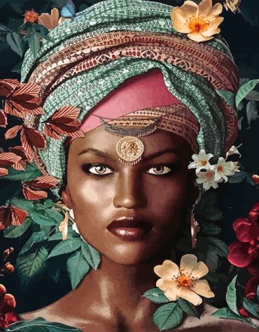 African Beauty Paint By Numbers