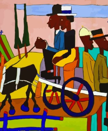 Afro American Abstract Paint By Numbers