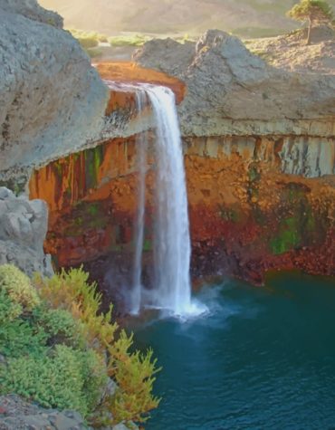 Agrio River Waterfalls Argentina Paint By Numbers