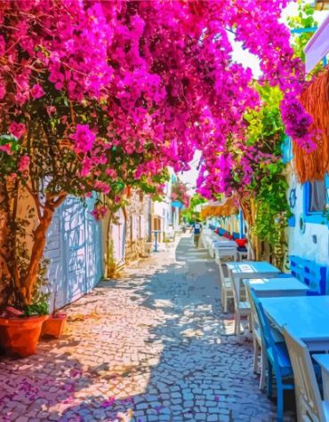 Alacati Charming Streets Paint By Numbers