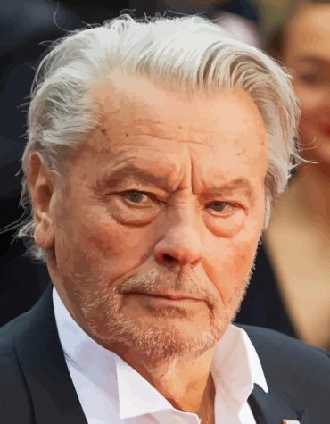 Alain Delon Movie Star Paint By Numbers