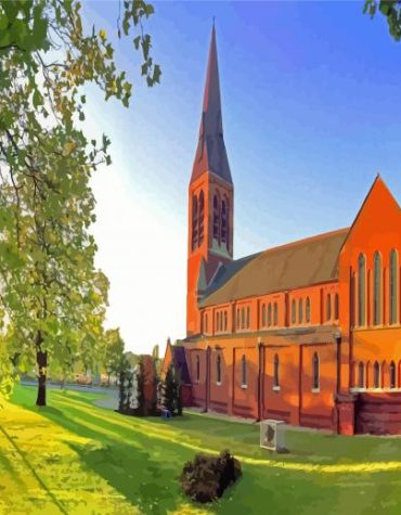 Aldershot St Andrews Landmark Paint By Numbers