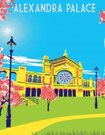 Alexandra Palace London Landmark Paint By Numbers