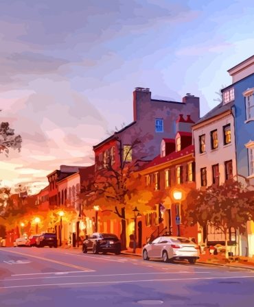 Golden Alexandria Sunset Paint By Numbers