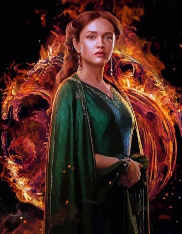 Alicent Hightower in House of the Dragon Paint By Numbers