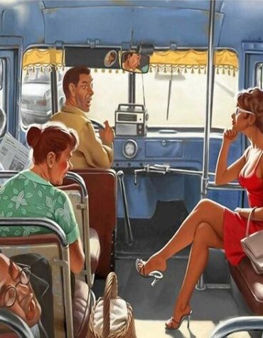 Country Bus Journey Paint By Numbers