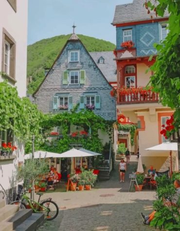 Historic German Mural Paint By Numbers