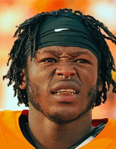 Alvin Kamara Football Star Paint By Numbers