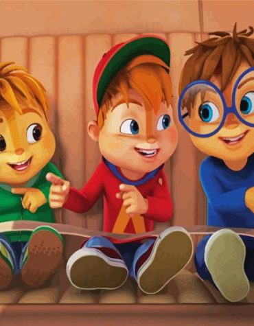 Alvin Chipmunks Animation Fun Paint By Numbers