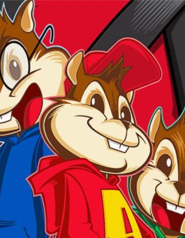 Alvin And The Chipmunks Animation Paint By Numbers