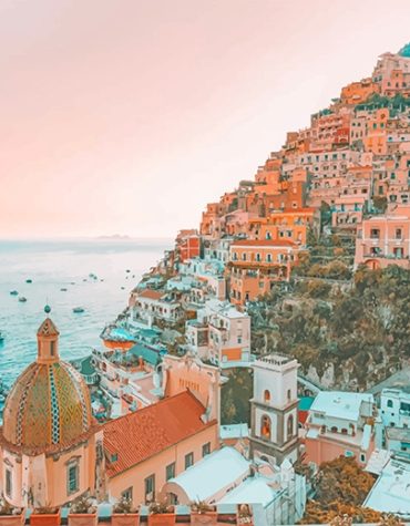 Amalfi Coast Summer View Paint By Numbers