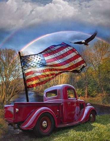 Patriotic Truck Paint By Numbers