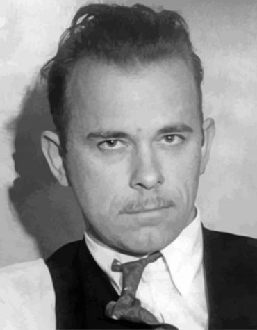 John Dillinger Black and White Paint By Numbers