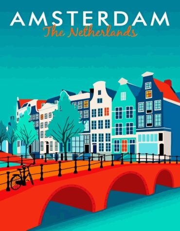 Explore Amsterdam Landmarks Paint By Numbers