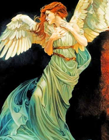 Angel of Birds Woman Paint By Numbers