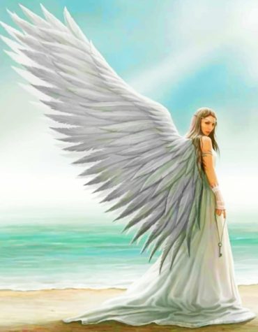 Angel of Birds Paint By Numbers