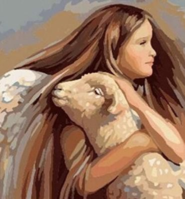 Angel of Peace Aesthetic Paint By Numbers