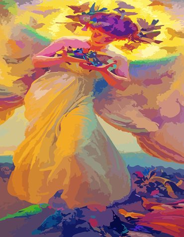 Angel of Birds by Dvorak Paint By Numbers