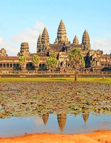 Angkor Wat Cambodia Paint By Numbers