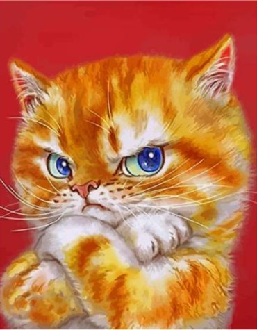 Adorable Cat Paint By Numbers