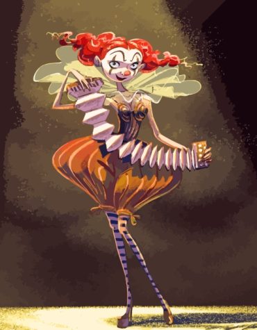 Anime Clown Girl Paint By Numbers