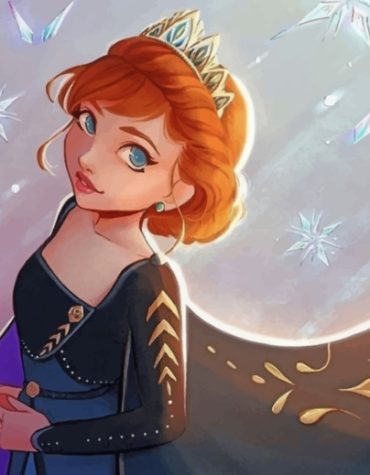 Anna Frozen Princess Paint By Numbers
