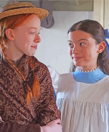 Anne and Diana Friendship Paint By Numbers