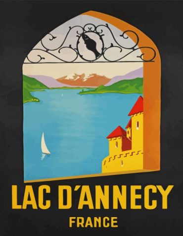 Annecy Lakeside Beauty Paint By Numbers