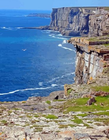 Aran Islands Seascape Paint By Numbers