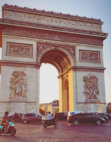 Arc De Triomphe Paris Tour Paint By Numbers