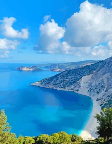 Argostoli Seascape Paint By Numbers