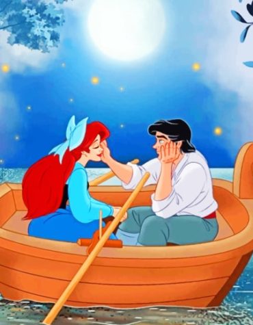 Ariel and Prince Disney Paint By Numbers
