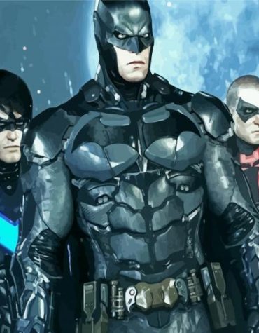 Arkham Knight Video Game Paint By Numbers