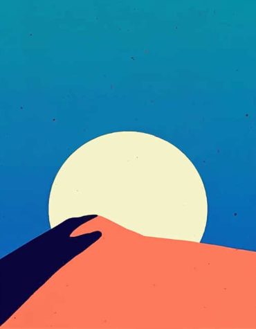 Moonlit Desert Landscape Paint By Numbers