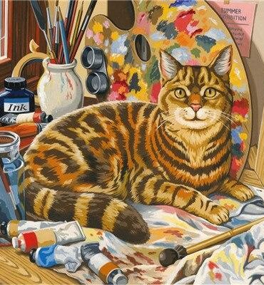 Cat Kitten Masterpieces Paint By Numbers