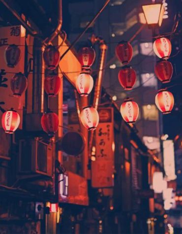 Japan City Scene Paint By Numbers